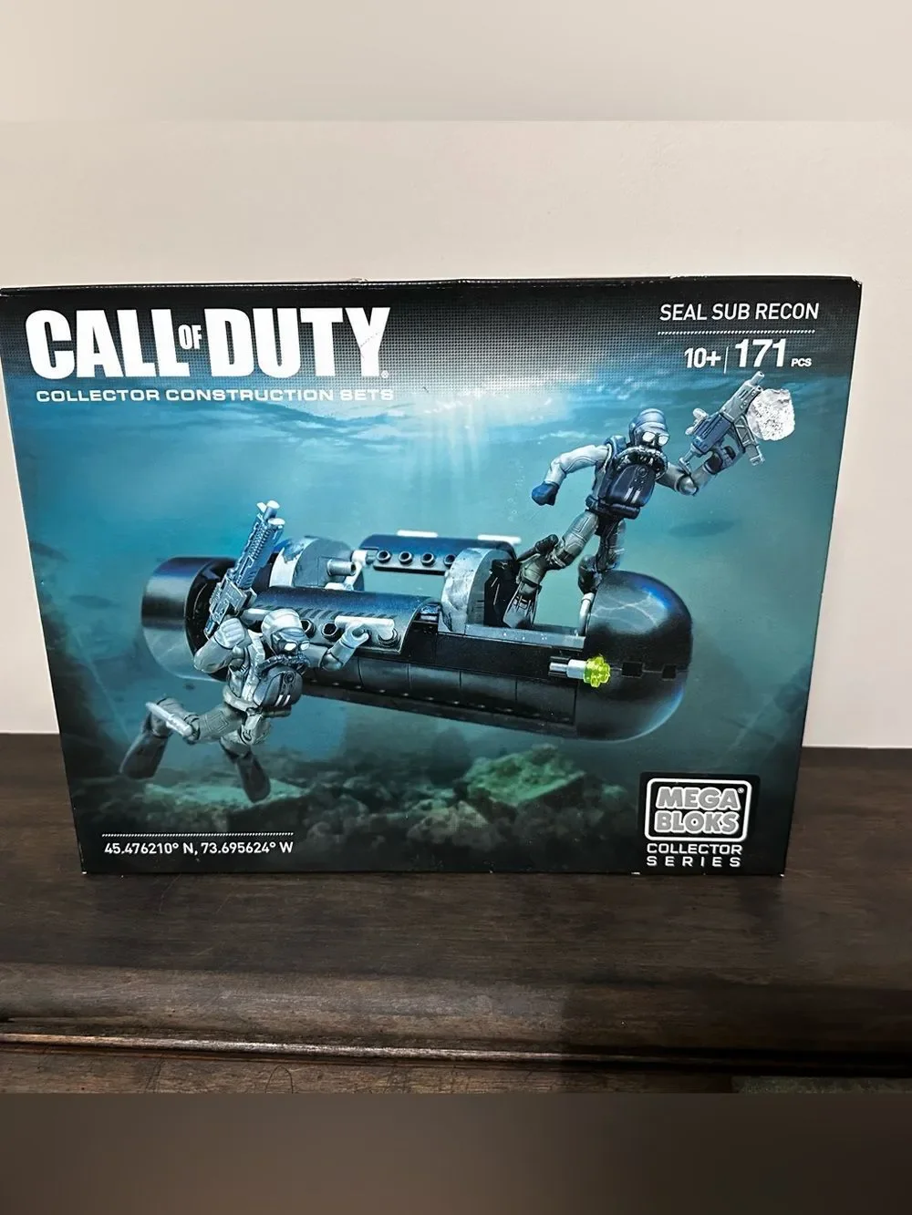 NWT Call of Duty Seal Sub Recon Mega Bloks Set - COLLECTOR SERIES